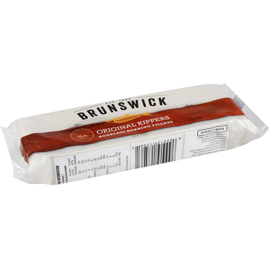 Brunswick Seafood Snacks Herrings Kippered