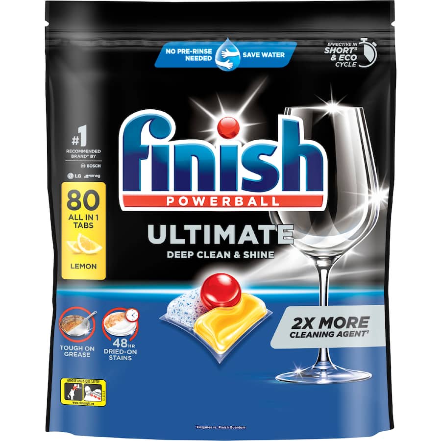 Finish Dishwasher Tablets Ultimate Lemon