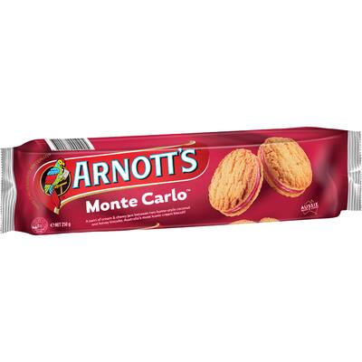 arnotts creme filled monte carlo
