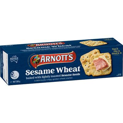arnotts crackers sesame wheat