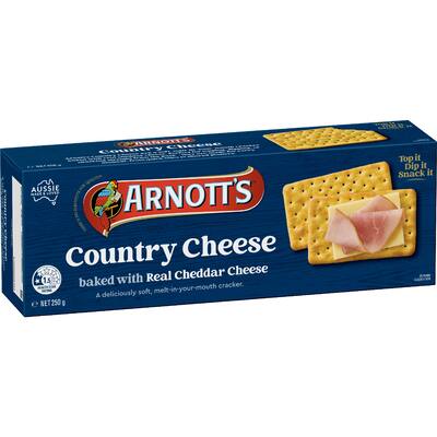arnotts crackers country cheese