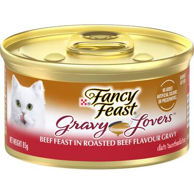 fancy feast gravy lovers wet cat food beef feast