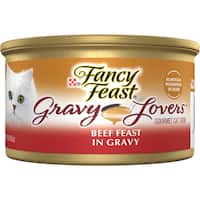 Purina Fancy Feast Adult Gravy Lovers Beef Feast Roasted Beef Flavor Gravy Wet Cat Food