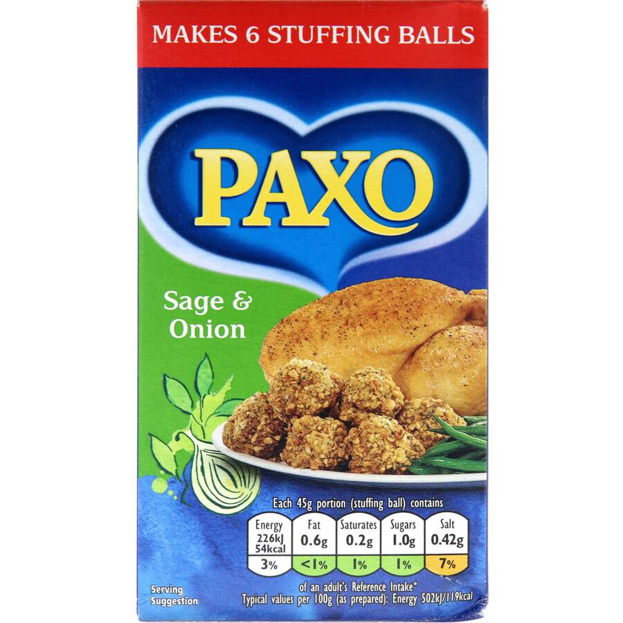 Paxo Stuffing Mix Sage & Onion