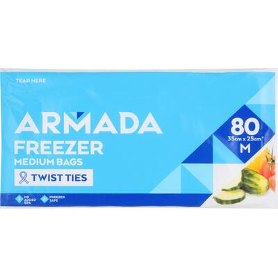armada freezer bags medium