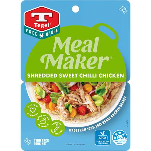 Tegel Meal Maker Free Range Tegel Meal Maker Free Range Shredded Sweet Chilli Chicken