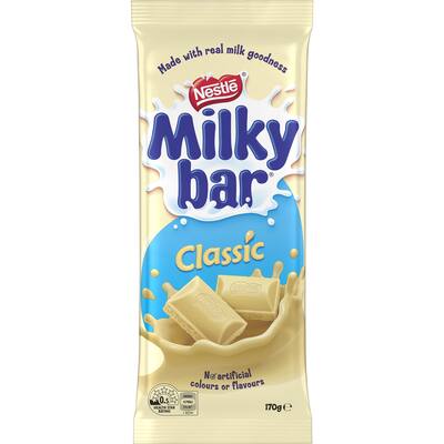 nestlé milkybar chocolate block white