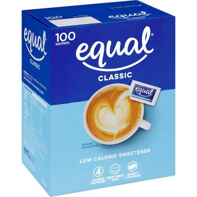 equal sugar substitute sachets