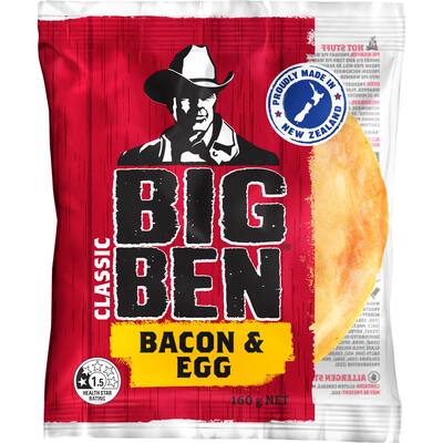 big ben bacon & egg pie classic