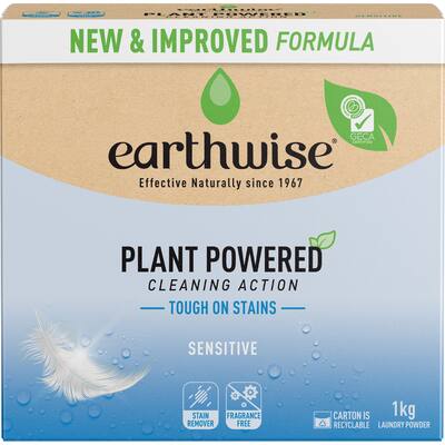 earthwise laundry powder ultra sensitive fragrance free