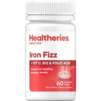 Healtheries Iron Chewable Fizz Tablets