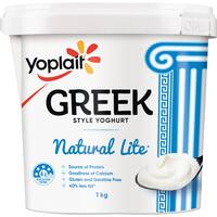 Yoplait Yoghurt Tub Greek Lite Natural