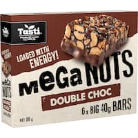 Tasti Mega Nuts Nut Bars Double Choc