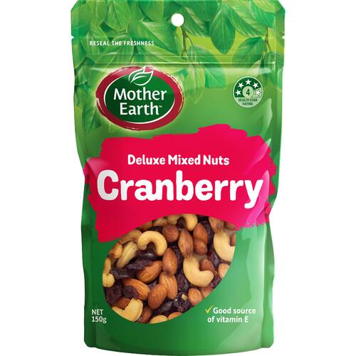 Mother Earth Snack Mix Deluxe Cranberry Mix