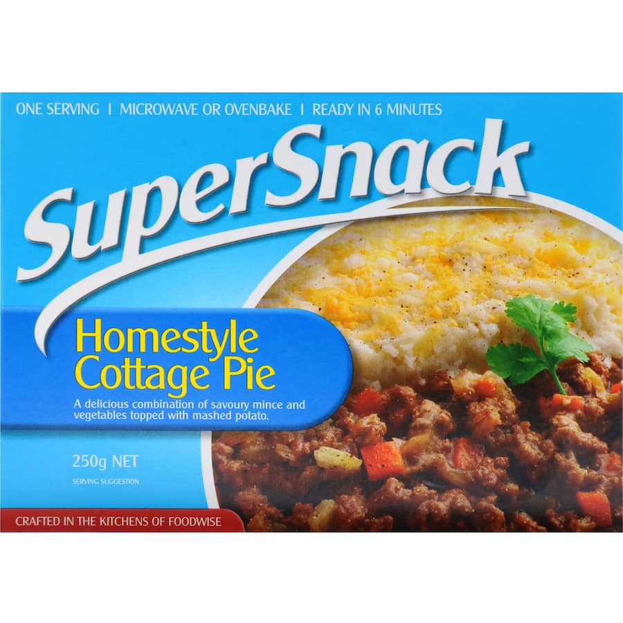 Super Snack Frozen Meal Homestyle Cottage Pie