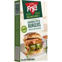 Frys Vegetarian Burgers Meat Free Chicken Style 4pack