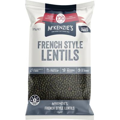 mckenzie's french style lentils 