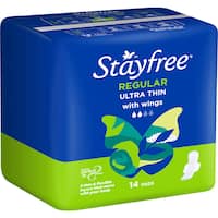 Stayfree Ultra Thin Regular Pads With Wings