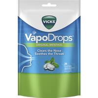 Vicks VapoDrops Original Menthol Lozenges