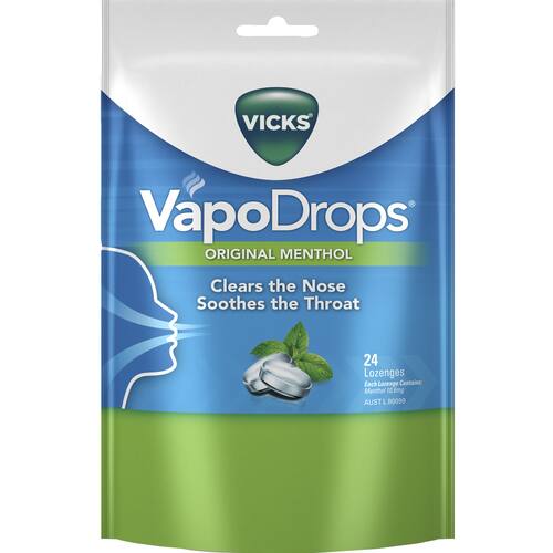 Vicks Vapodrops Lozenges Menthol