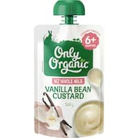 Only Organic Vanilla Bean Custard 6+ Months