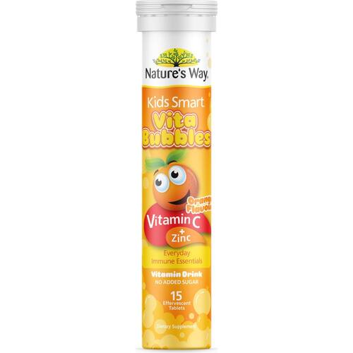 Natures Way Kids Smart Effervescent Vitamin C Plus Zinc