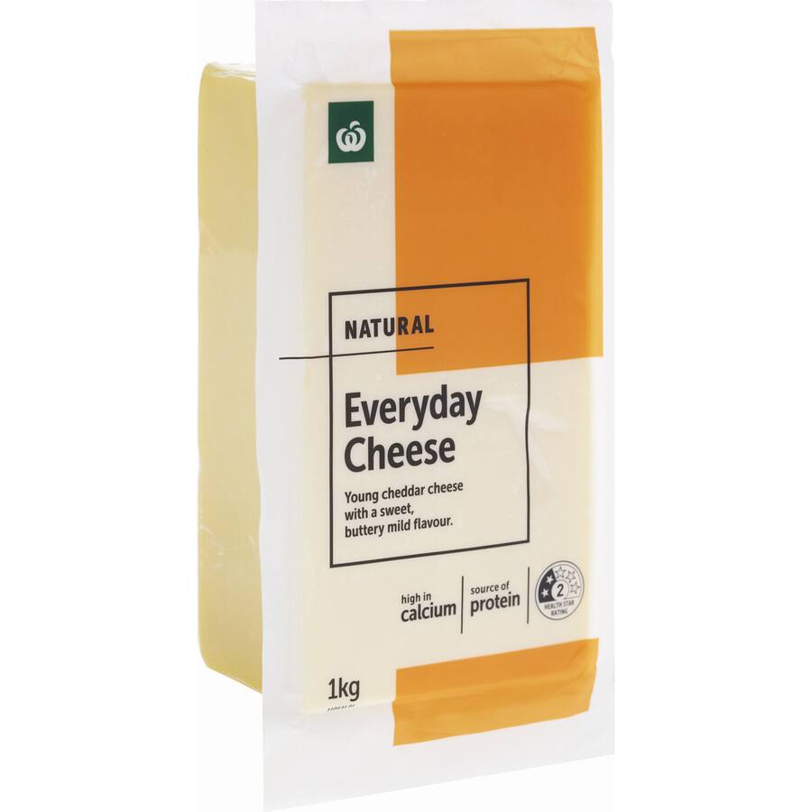 Woolworths Cheese Cheddar Everyday