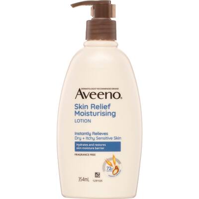 aveeno body lotion skin relief moisturiser
