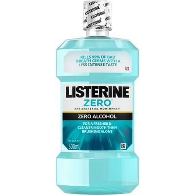 listerine mouth wash zero alcohol