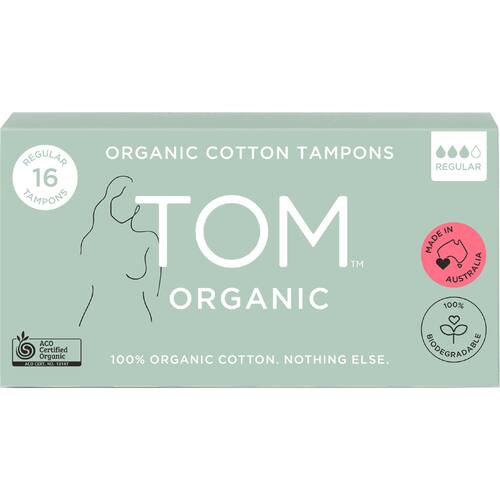 Tom Organic Regular Tampons