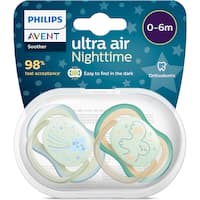 Philips Avent Night Time Classic Soother 0-6 Months
