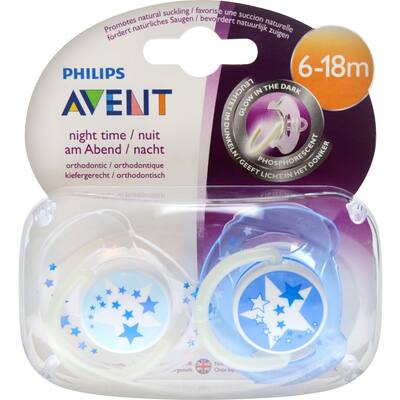 avent ultra air comforters night soother 6-18 months