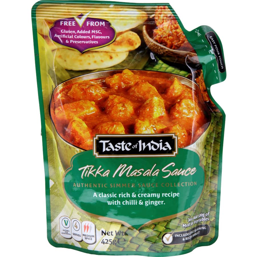Taste Of India Indian Tikka Masala Simmer Sauce