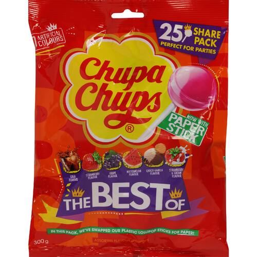 Chupa Chups Lollipops Best Of Bag