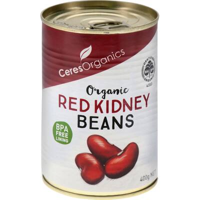 ceres organics beans red kidney