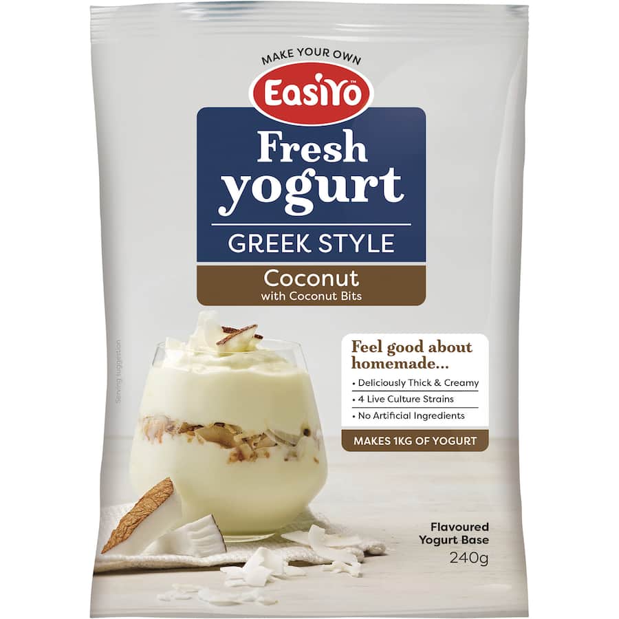 Easiyo Yoghurt Base Greek N Coconut Bits