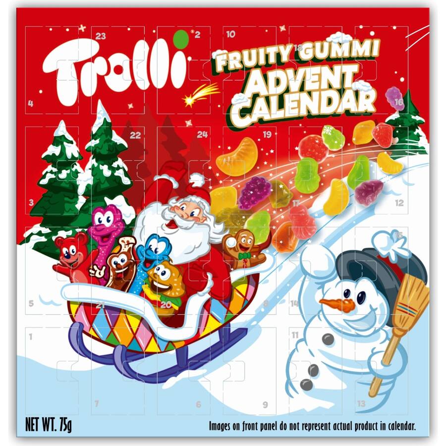 Trolli Advent Calendar Fruiti Gummies