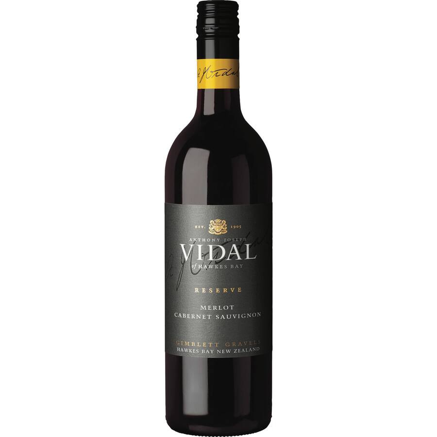 Vidal Estate Merlot Cabernet Sauvignon Hawkes Bay Reserve