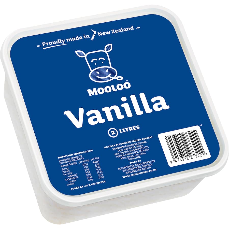 Mooloo Frozen Dessert Vanilla