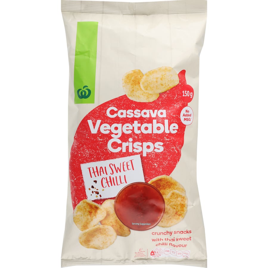 Woolworths Cassava Vegetable Crisps Thai Sweet Chilli