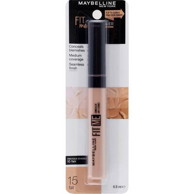 maybelline fit me concealer natural coverage fair 15