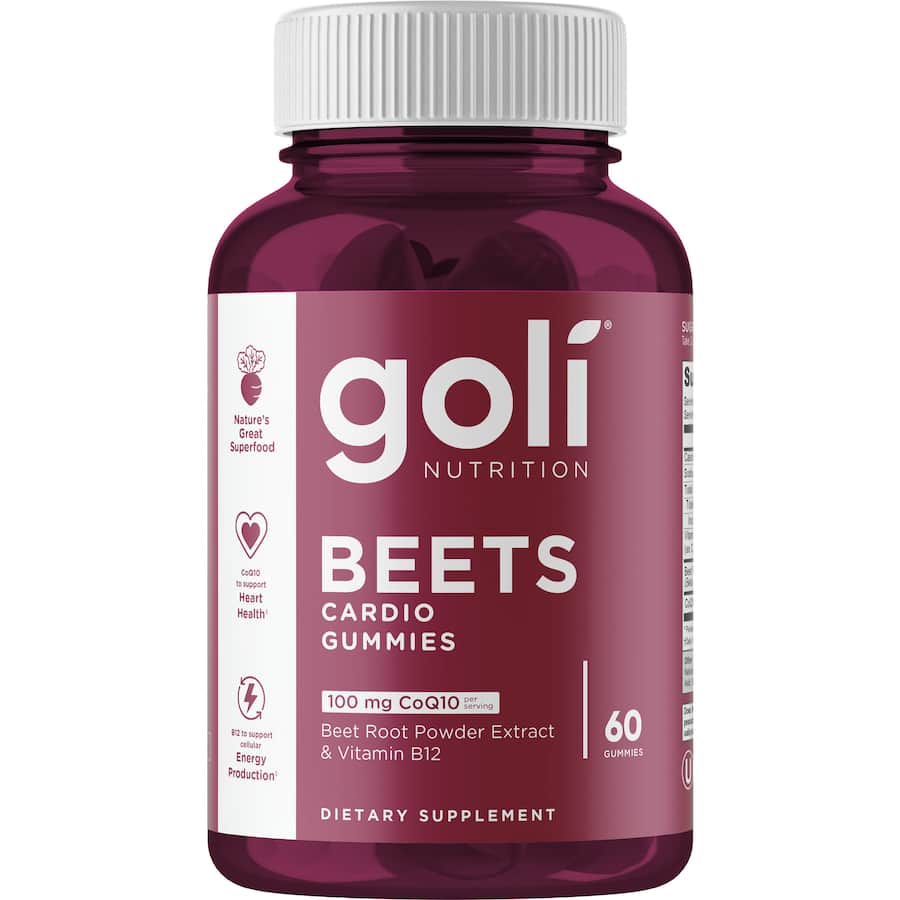Buy Goli Nutrition Beets Cardio Gummies online at Woolworths NZ