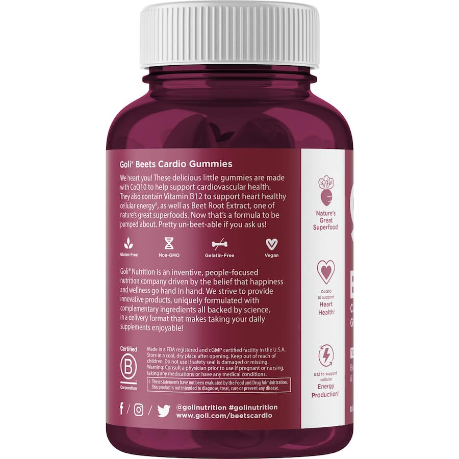 goli nutrition beets cardio gummies image 2