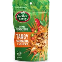 Mother Earth Nutty Sensations Tangy Sriracha Cashews 140g