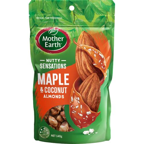 Mother Earth Almonds Nutty Sensation Maple Coconut
