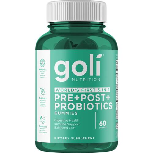 Goli Pre Plus Post Plus Probiotic Gummies