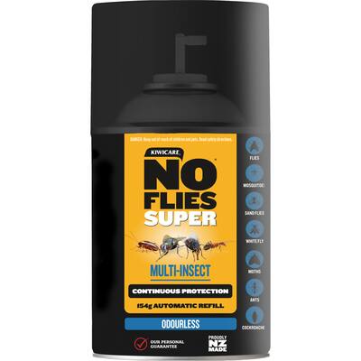 kiwicare no flies super automatic multi-insect odourless