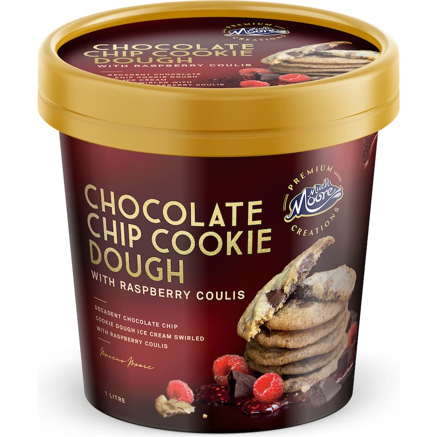 Much Moore Ice Cream Raspberry Cookie Dough