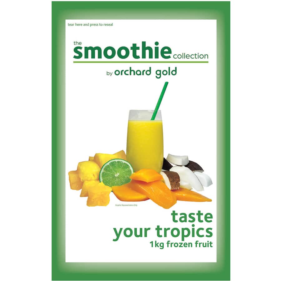Orchard Gold Smoothie Frozen Mixed Fruit Taste Your Tropics