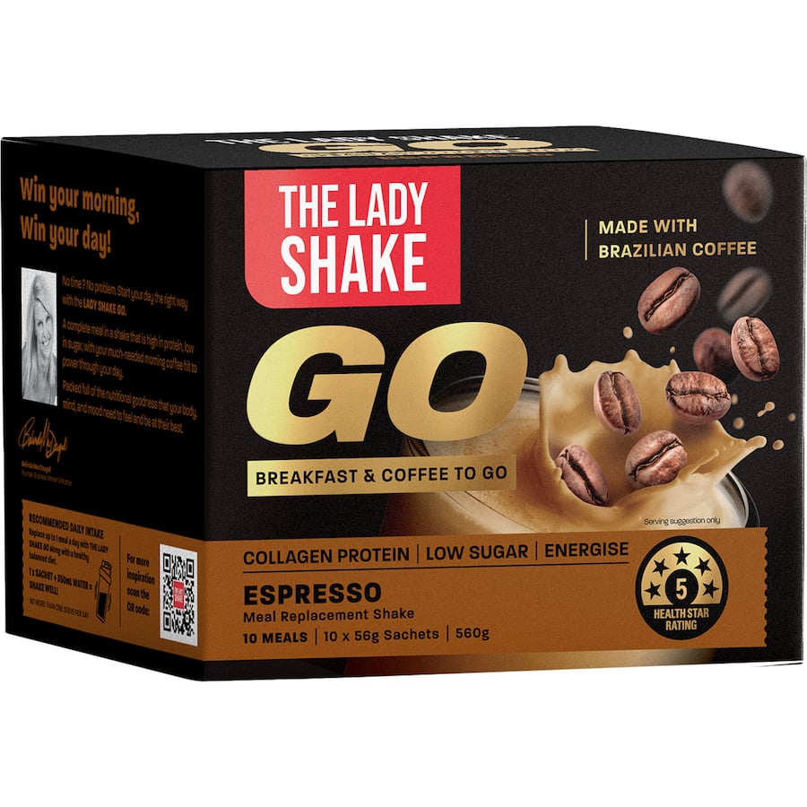 The Lady Shake Go Breakfast & Coffee To Go Espresso